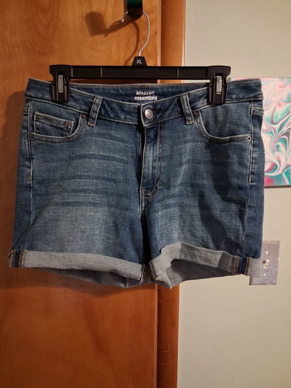 Amazon Essentials Shorts Size 10 denim